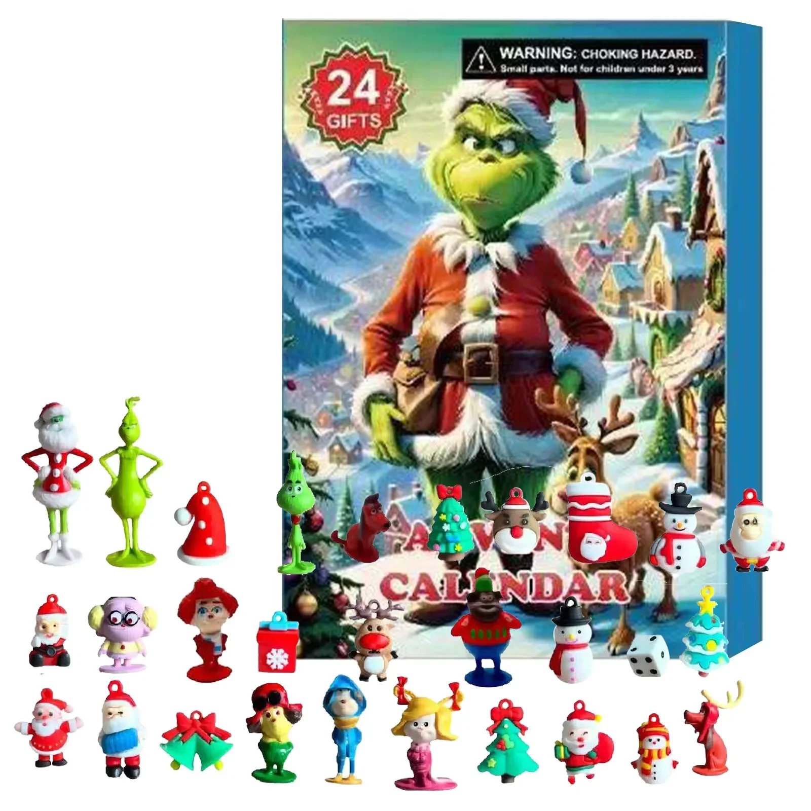 Merry Christmas Halloween Doll Advent Calendar Contains Gifts, Halloween Horror Figures Advent Calendar, Halloween Countdown