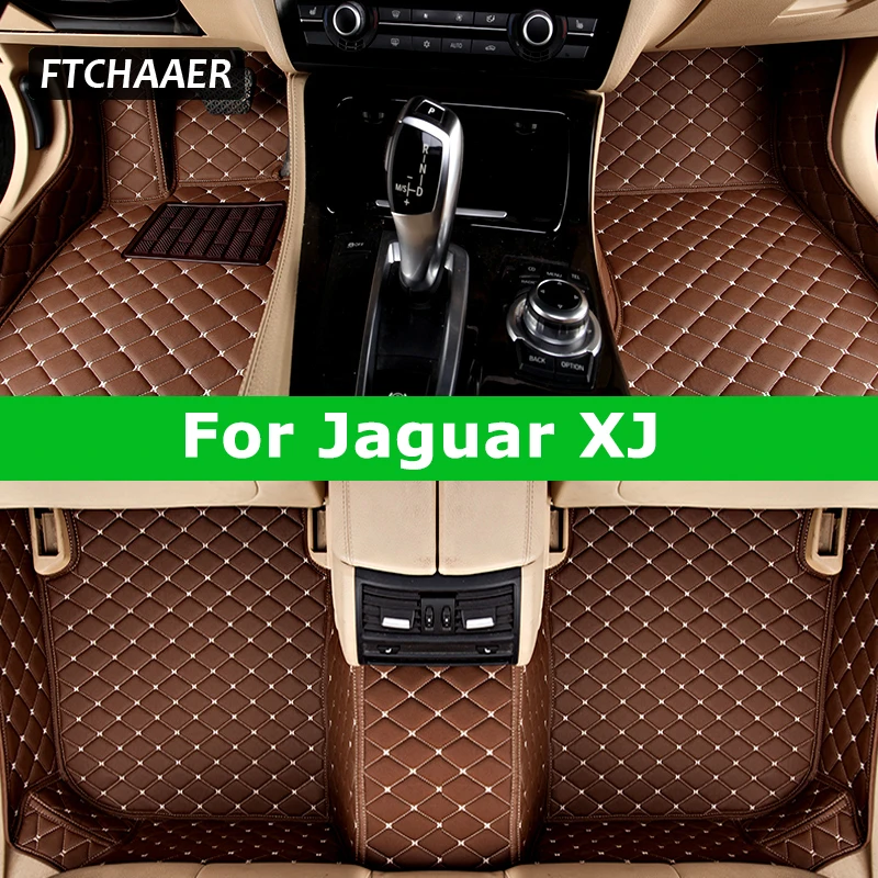 

FTCHAAER пользовательские автомобильные коврики для Jaguar XJ 2003-2023 авто ковры аксессуары для ног Coche