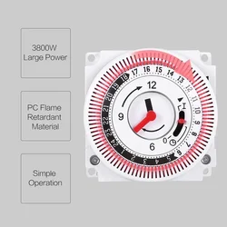 Uniteelec FRK-15/16/17 15min-24h Mechnical Timer 3680W/3800W Large Power