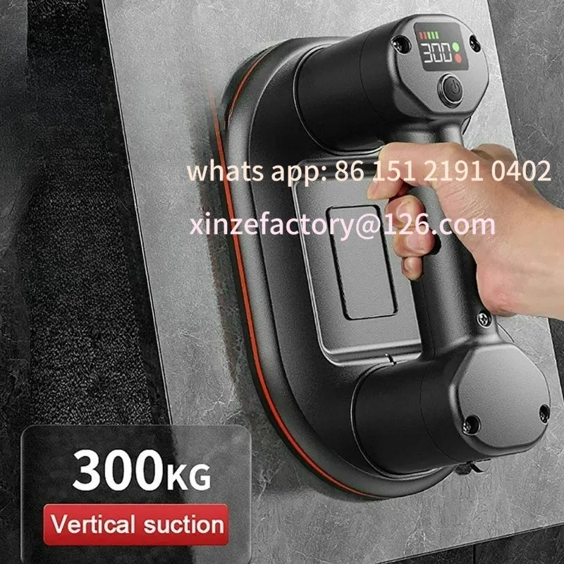 

Customizable Intelligent Display Industrial Grade Electric Vacuum Suction Cup Load Heavy Duty Granite Tile Glass Lifter