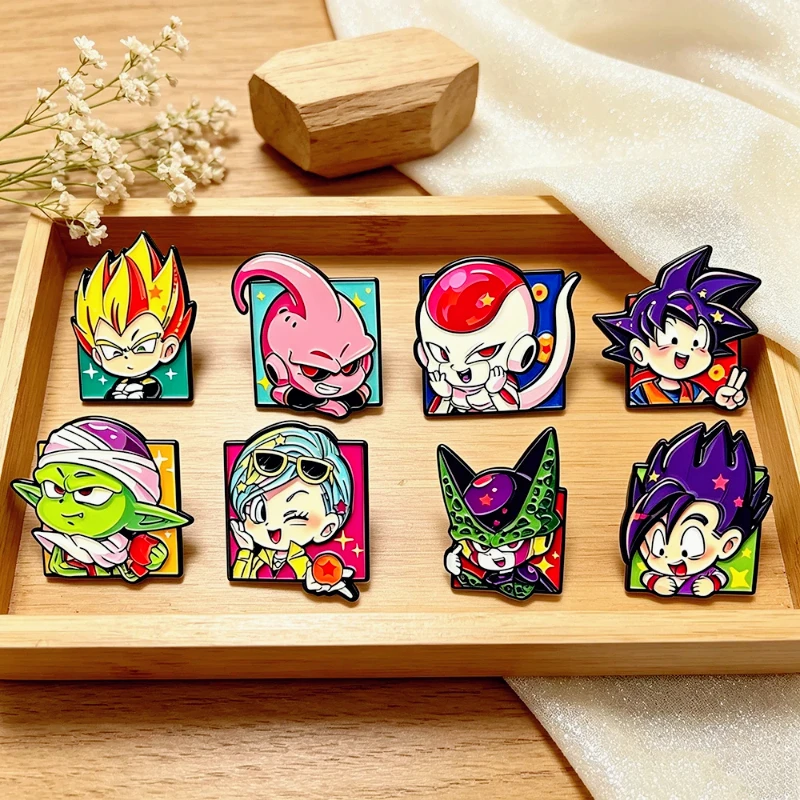 Embroidery Reddit - SSS 8pcs Dragon Ball Anime Lapel