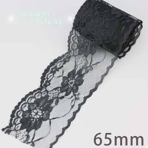 (10 Yards/Roll) Black Lace Fabric Ribbon Webbing Decoration Lovely Gift Packing Material - Image 16
