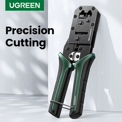 UGREEN RJ45 Crimper Tools RJ45 Crimping Pliers for CAT6/7/8 Ethernet Lan Cable Network Cutter Stripper Plier Multifuntion Tool