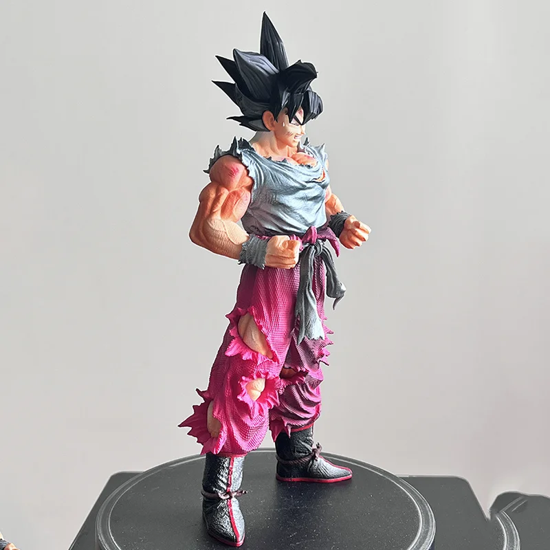 Hadiah Mainan Koleksi Patung Goku Pvc Ledakan Warna Mingguan Dekorasi Desktop Periferal Anime Figur Son Goku Dragon Ball Baru