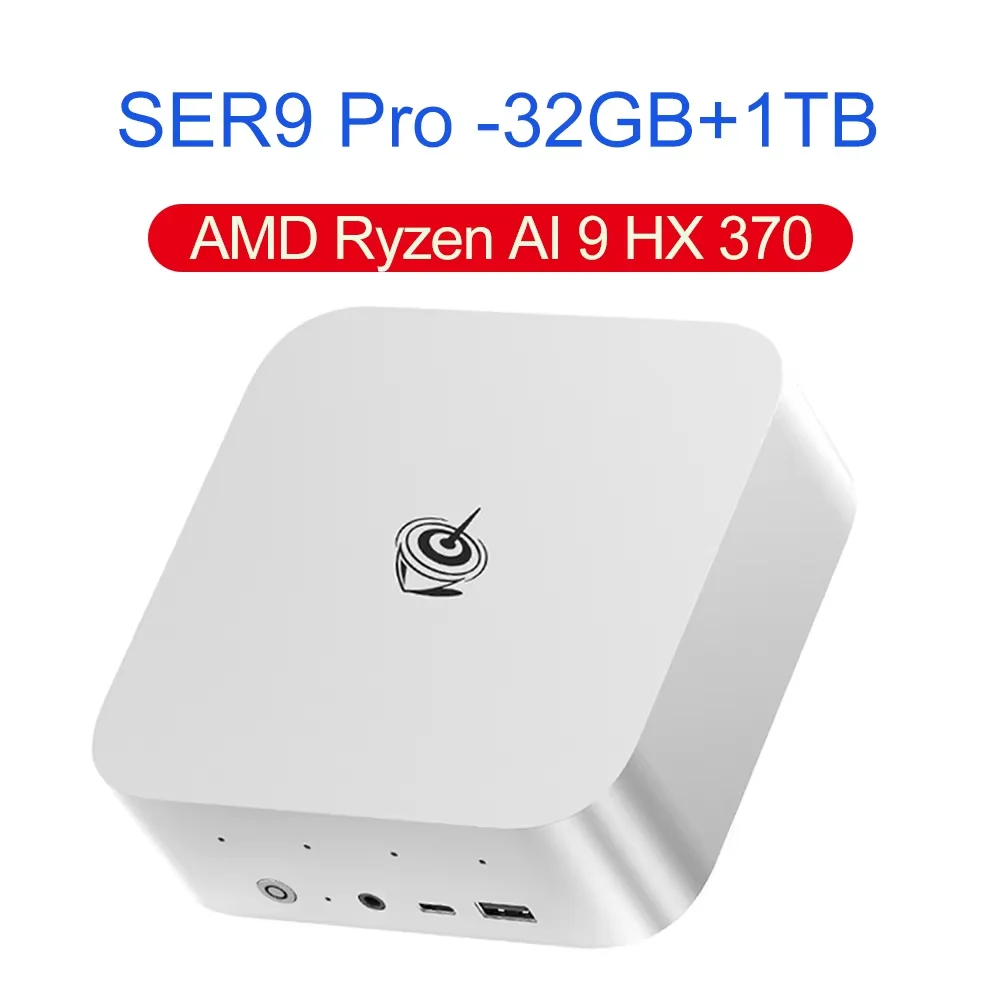 Beelink SER9 Pro AMD Ryzen AI9 HX370 パワフルAI PC 32GB DDR5 1TB