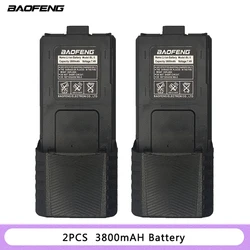 Walkie Talkie Baofeng bateria UV-5R 1800/3800mAh bateria BL-5 części radia BaoFeng Pufong UV 5r uv5r baofeng odbiornik radiowy