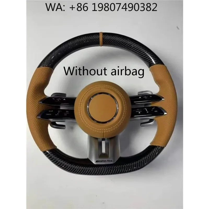 

Old Model Refit Full Leather Steering Wheel Hot Modified Upade Trim Fit A C E ML Class Car Interior Parts