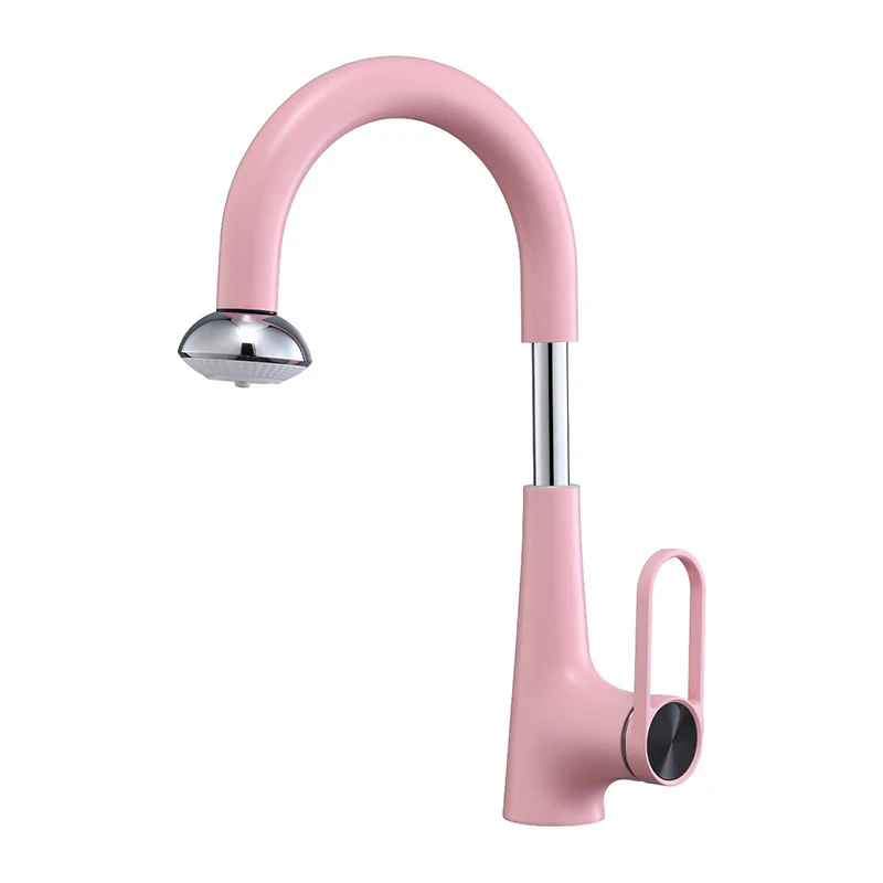 New Fashionable Household Dual-Function Basin Pull-Out Hot And Cold Water Faucet