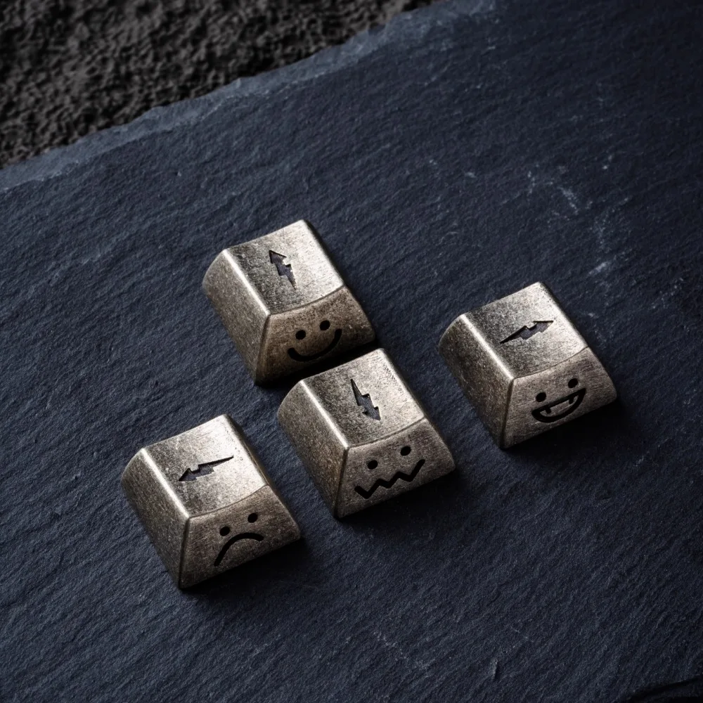 Imagem -04 - Echome Brass Artisan Keycap Arrow Key Translúcido Custom Old Lightning Cherry Profile Gaming Keycap para Teclado Mecânico