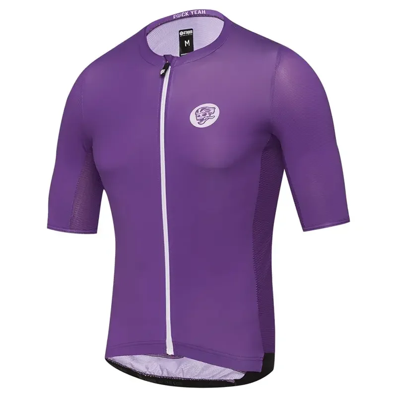 ATTAQUER ALL DAY CLUB JERSEY camicia da ciclismo di colore puro viola MTB abbigliamento da equitazione top abbigliamento traspirante ultimo arrivo