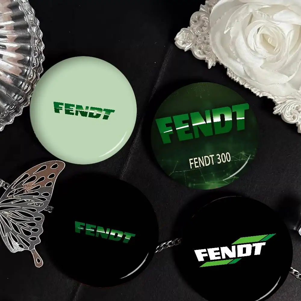 F-Fendt T-Tractor 58mm Handmade Brooch Cartoon Cosplay Badge on Backpack Jewelry Accessories Gifts