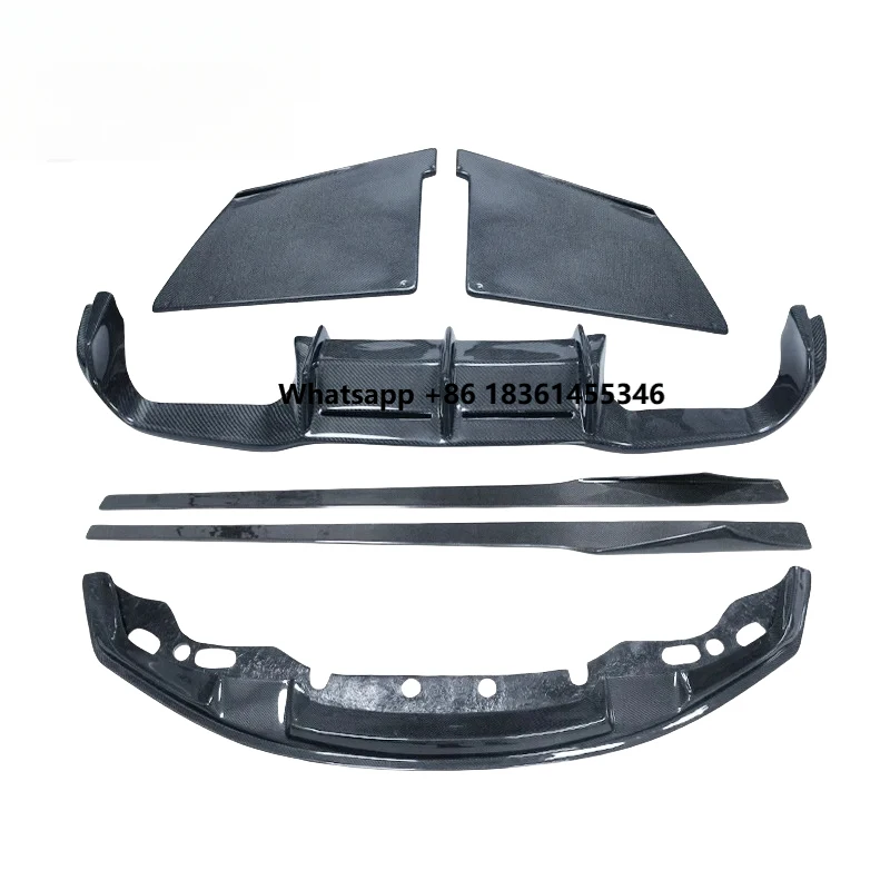 

For M2/M2C/F87 Upgrade High-Quality Carbon Fiber Front & Rear Spoilers, Side Skirts and Body Kit in MTC Style, Fit