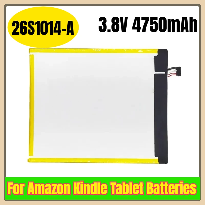 

26S1014-A 3.8V 4750mAh Tablet Batteries for Amazon Kindle Fire HD 8" 7Th Gen SX0340T 2017 Tablet Pad 58-000219