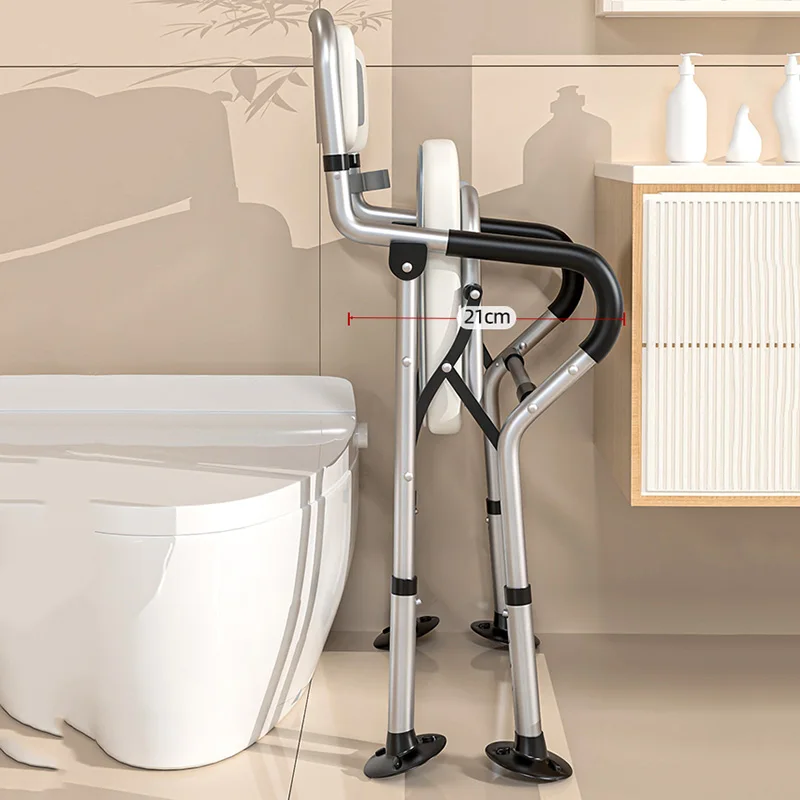 Elderly Shower Bathroom Chairs Floor Elevator Ergonomics Design Bathroom Chairs Footrest Portable Cadeira Ergonomica Furniture