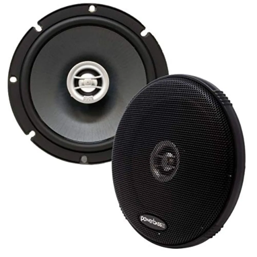 

Car audio coaxial speakers polypropylene cone black high power handling and wide frequency response