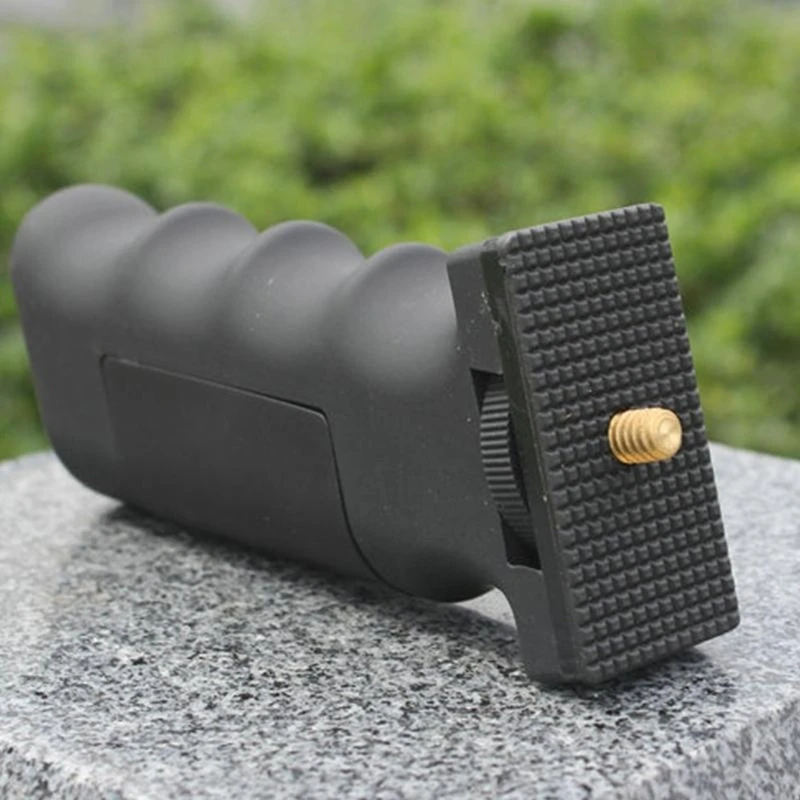 DT23 Camera Stabilizer Grip with Ergonomic Handle 1/4inch Thread for DSLR Photography Video Recording
