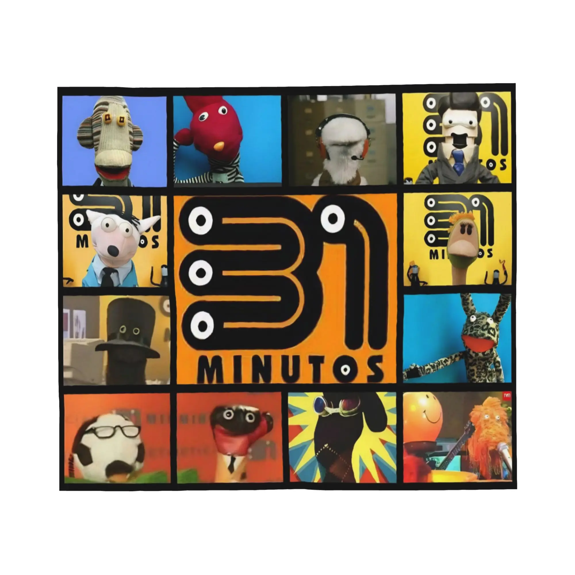 

Фланелевое одеяло 31 Minutos, чилийская комедийная модная накидка для дома, 150*125 см, покрывало на кровать