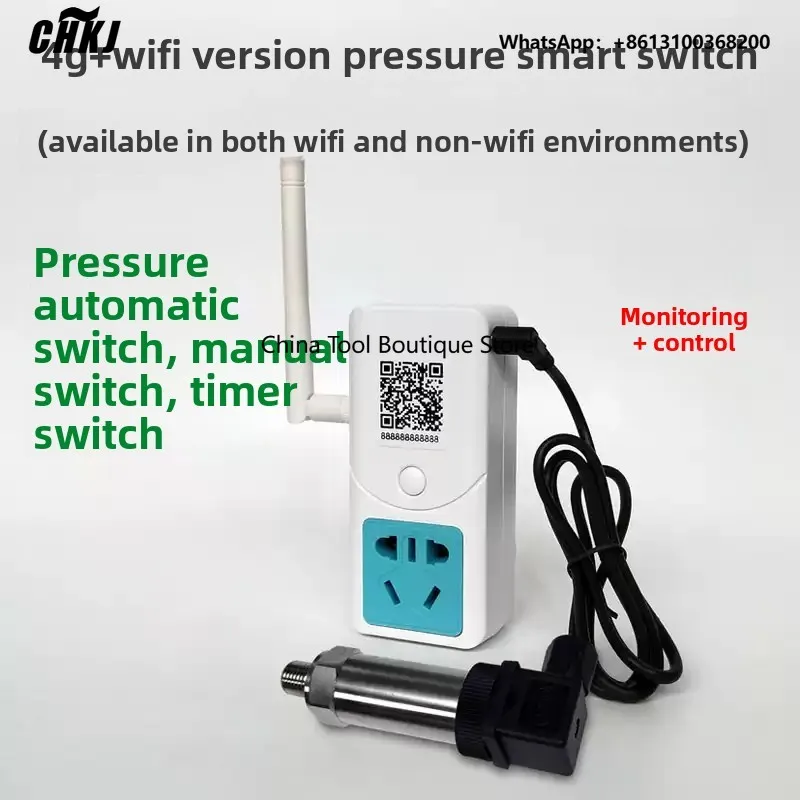 Remote Pressure Sensor  Gauge Air Water  Detection Switch Control Alarm Accessory For Industrial Liquid Gas  Monitoring System