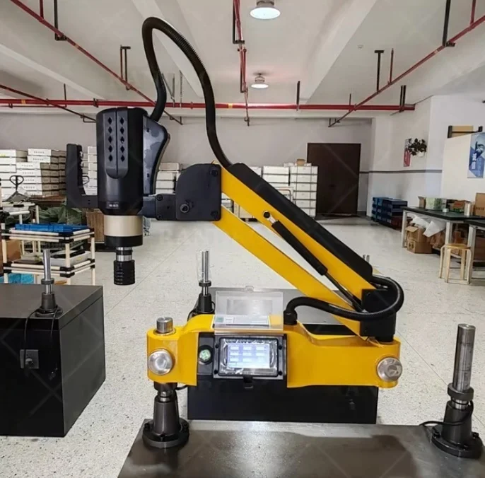 

Randro Automatic CNC Universal Drilling and Tapping Machine Servo Electric Nut Thread Tapping Arm Machine M16 M24 M30 M36 M64