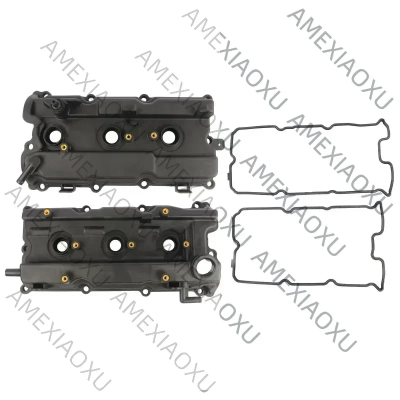 

2Pcs Valve Covers w/ Gasket & Cap for 02-09 I35 Nissan Maxima Murano Altima Quest 3.5L 132647Y010, 132647Y000