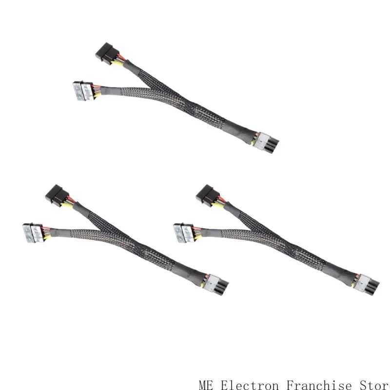 T5ea 8pin Double 4pin Servidores Conversores energia Adaptador proteção para sistemas gabinete disco rígido