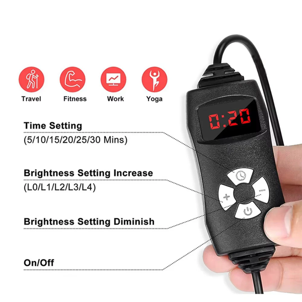 Produk Terapi Lampu Merah Led Kontrol 660nm&850nm