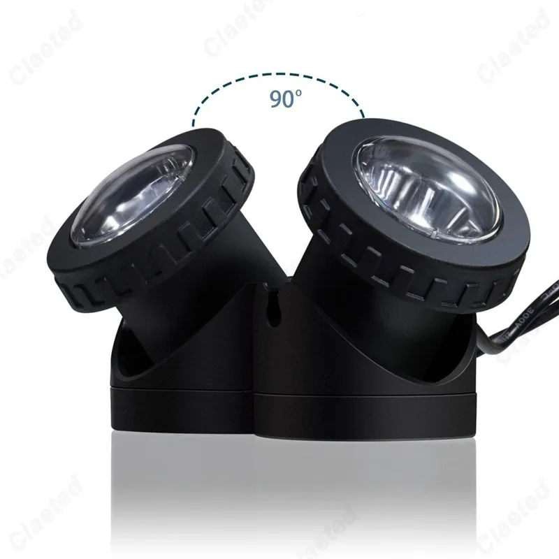 Creative New 6LED Underwater Single Head Dual Head Projection Solar Light for Outdoor Landscape Decoration Lighting Atmosphere