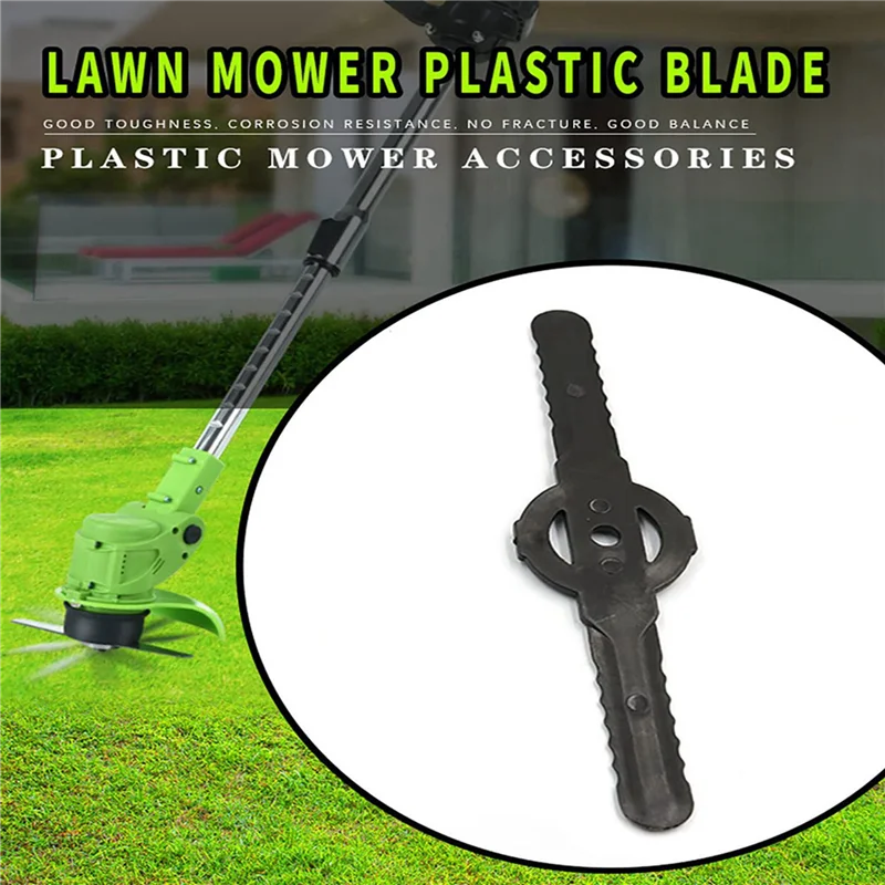 

Flash Trend 200Pcs Plastic Grass Trimmer Blades Lawn Mower Blade Cordless Trimmer Garden Tool Lawn Mower Trimmer Accessories