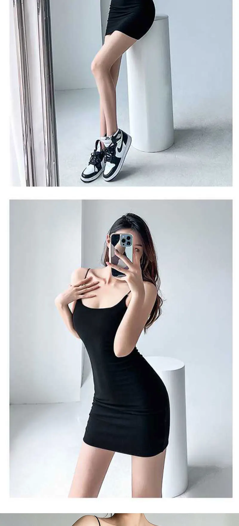 2026 Damen-Trägerrock: Einzigartiges Kleid mit Supermodel-Aura, S-förmiger Kurve, Hüftbetonter Minirock im sexy Thai-Stil – Neuheit – Detail 10