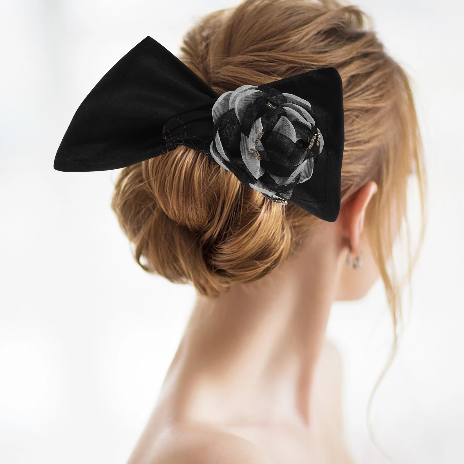 

4 Pcs Bun Maker Donut Shaper Fabric Twisted Accessories Hair Lazy Hair Curler Bun Maker B Black Styling Tool