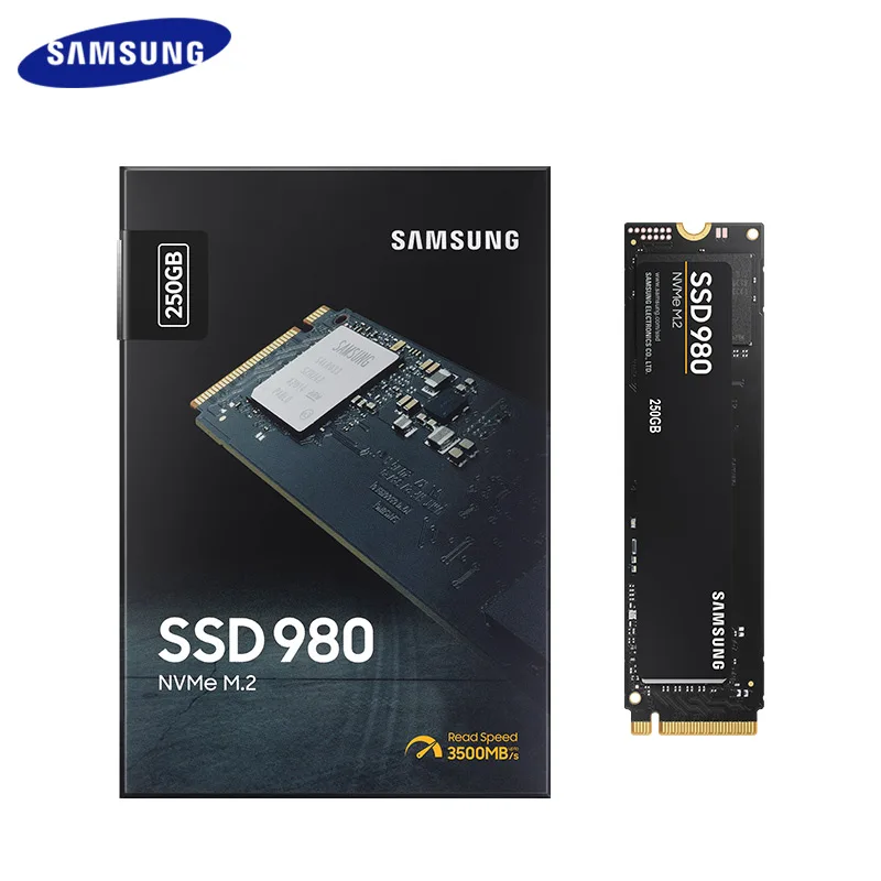 

Оригинальный SAMSUNG 980SSD 250 ГБ 500Гб 1Тб M.2 2280 ssd nvme m2 Внутренний твердотельный накопитель PCIe3.0 жесткий диск HDD для ноутбука