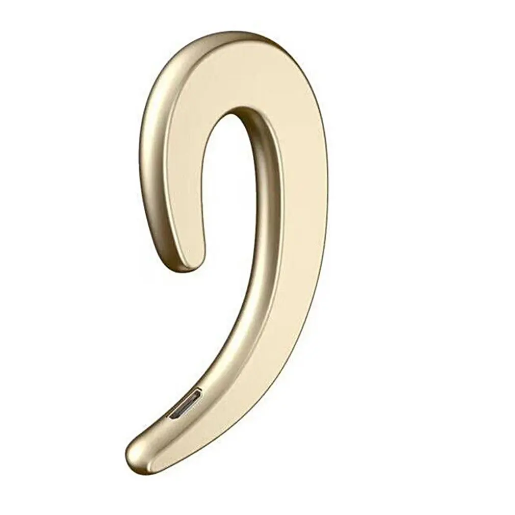 Hot Car Driver Bluetooth-Compatible Earphone  Wireless Bluetooth Bone Condution Earhook with Mic Noise Sports Headset Droshiping