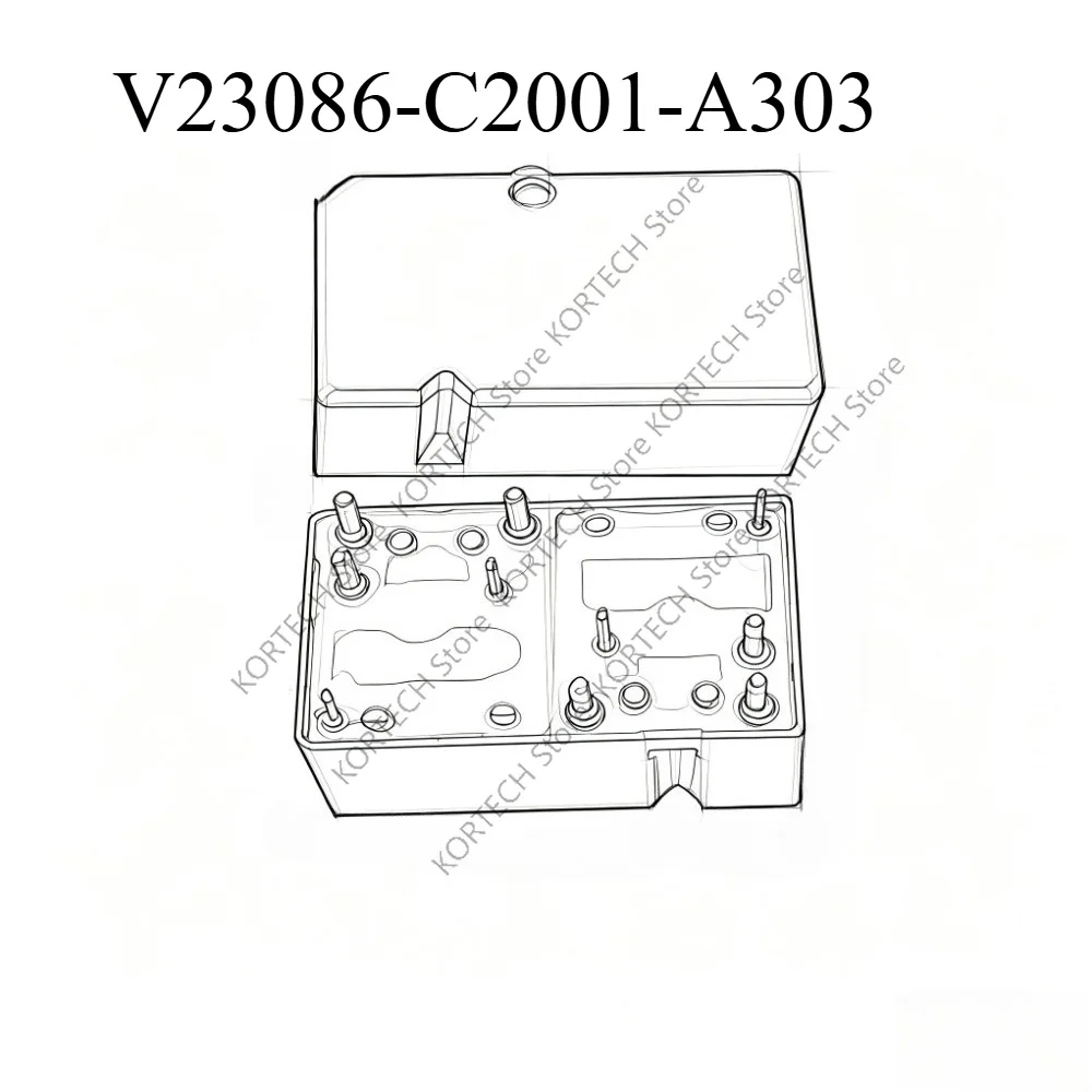1pcs For TYCO V23086-C2001-A303 10pin Automobile Relay V23086 C2001-A303 DIP10 Car relay NEW ORIGINAL