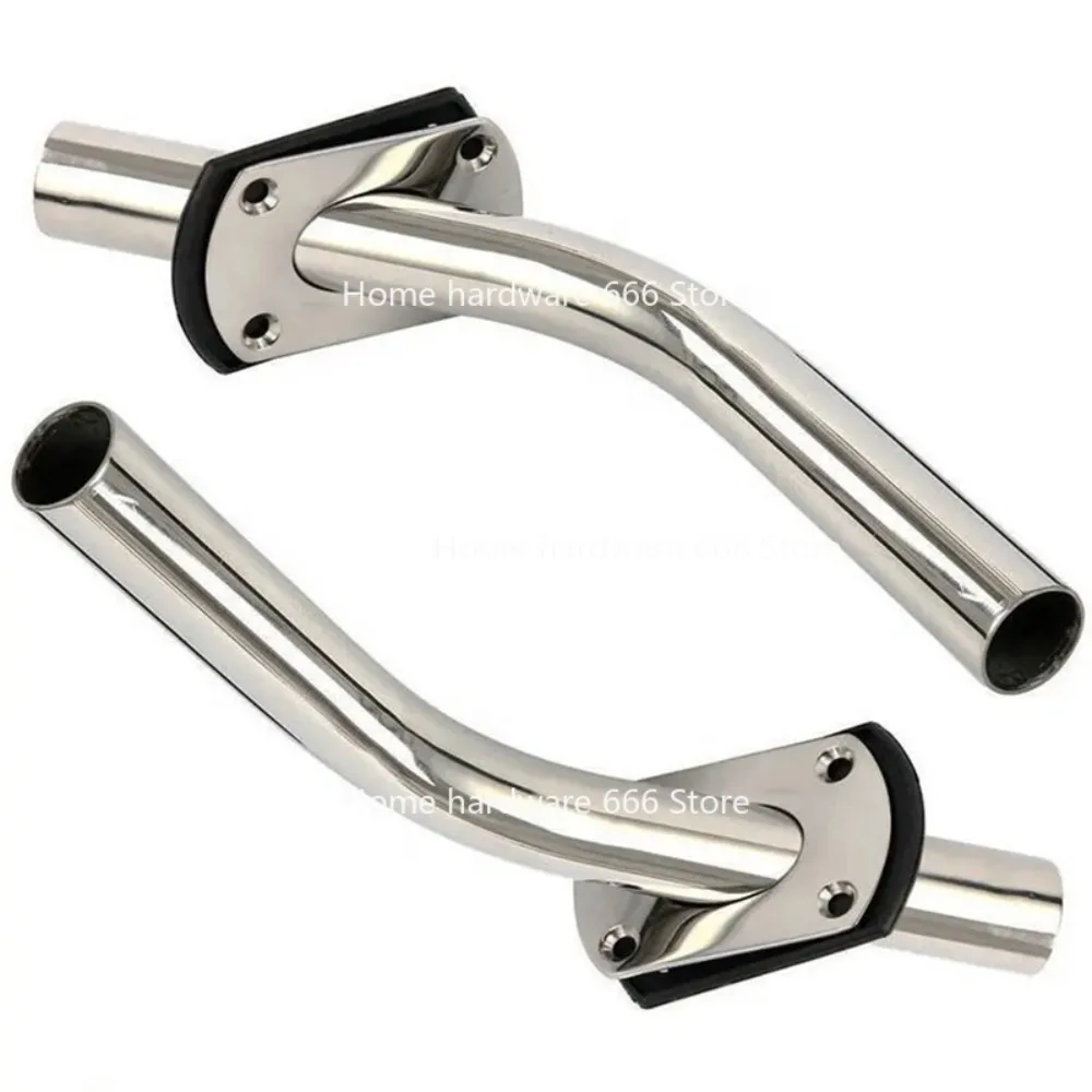 Stainless Steel Fishing Rod Holder, Elbow Fishing Rod Holder, Fishing Rod Marine Hardware Accessories Yacht Hardware Accessories