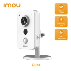 Imou-cube 4mpカメラ,外部アラームインターフェイス,異常なサウンド検出,優れた暗視,IPC-K42P