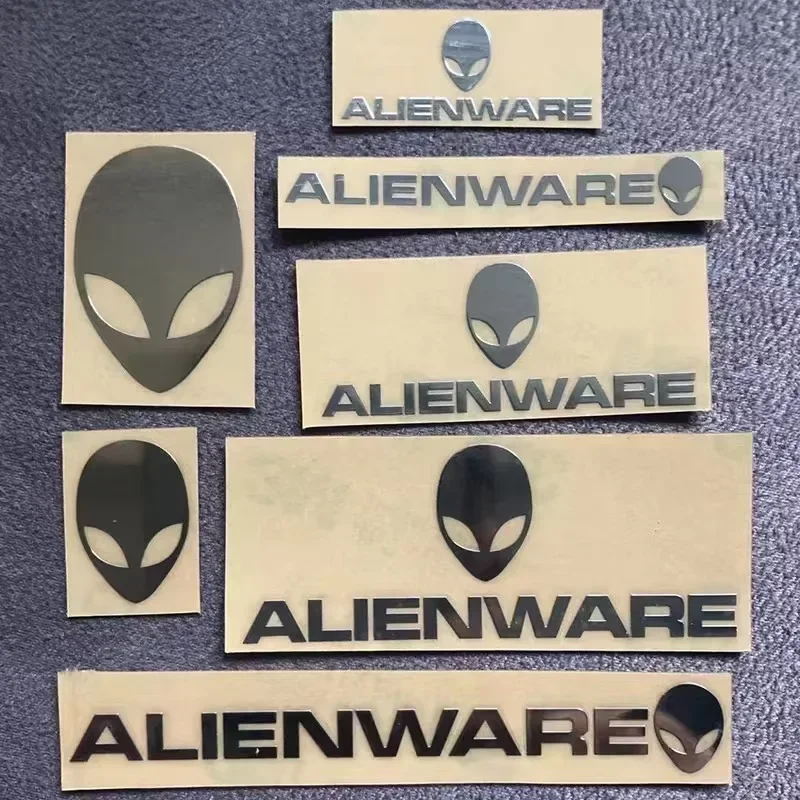 Alien LOGO Phone metal sticker Tablet laptop case keyboard Metal sticker Car helmet metal sticker