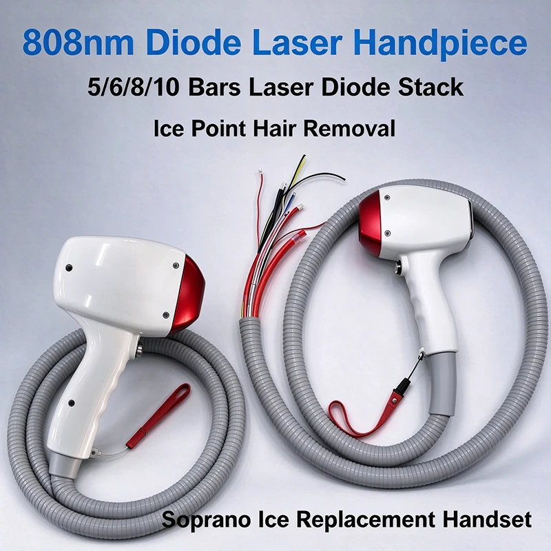 Diode Laser Hair Removal Handle 808nm High-Power Semiconductor Hair Removal Device Accessories, Soprano Ice Replacement Handpart