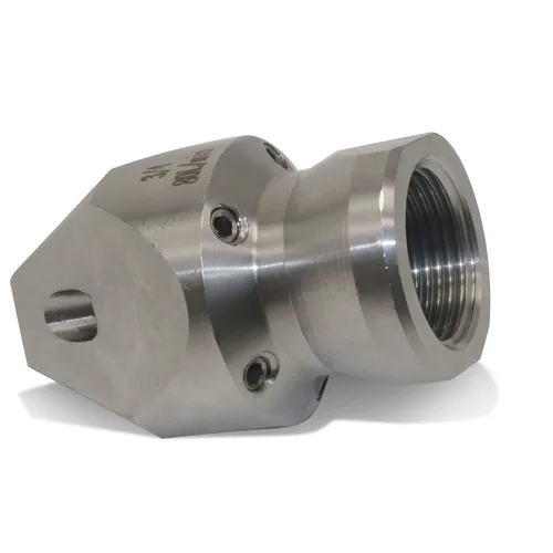 Imagen 2 del producto Boquilla de alta presión para perforación de alcantarillado, boquilla de dragado de alta presión para limpieza de tuberías, 1 piezas, 80L/min, 3/4 frontal, 3 agujeros traseros, 5 agujeros