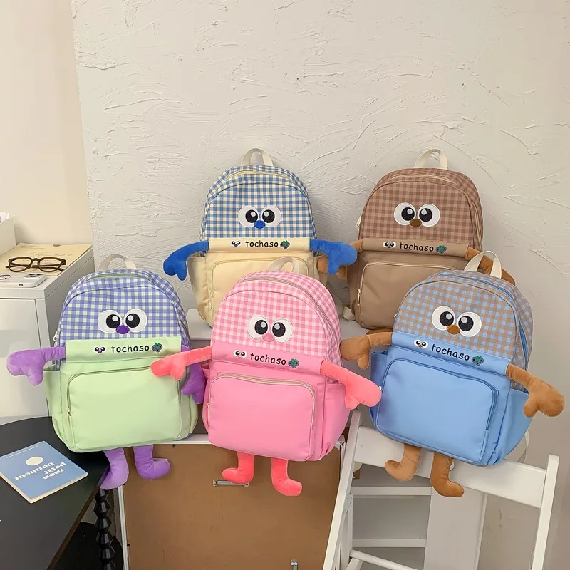 

New Women's Backpack Fashion High Quality Student Backpack Cartoon Versatile Large Capacity Multi Functional Travel Backpack