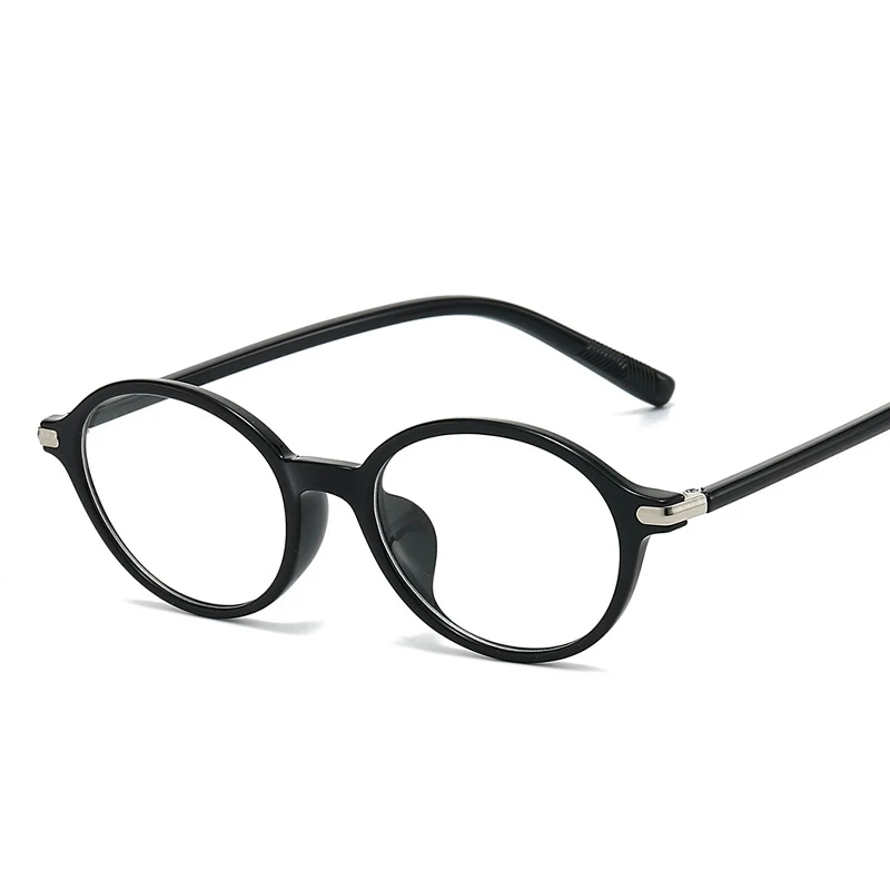 Korean version minimalist TR90 anti-blue light glasses, women's retro-style decorative frame
