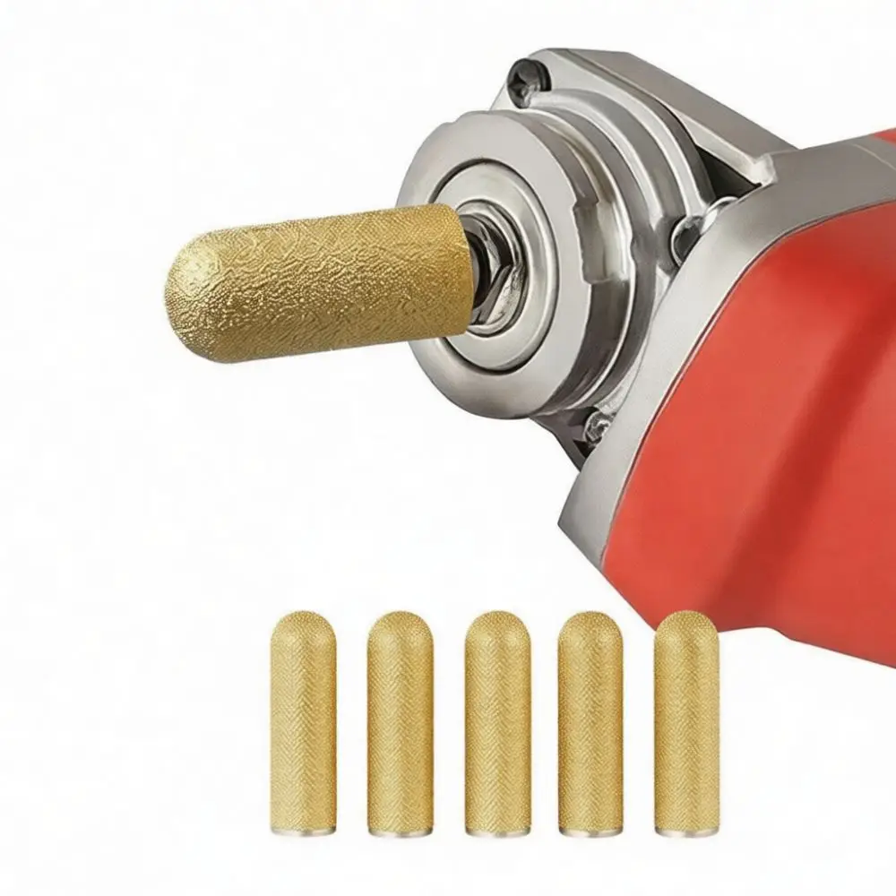 Stone Grinding Bit Quartz Countertop Backsplash Edge Profiling Wheel Diamond Brazed Polishing Head For Angle Grinder Tools