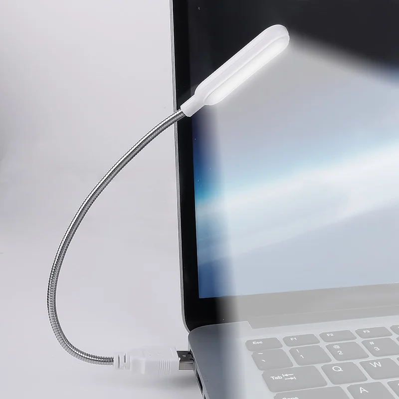 Mini lampe de lecture LED USB flexible et pliable, veilleuse portable pour ordinateur portable, PC et ordinateur portable