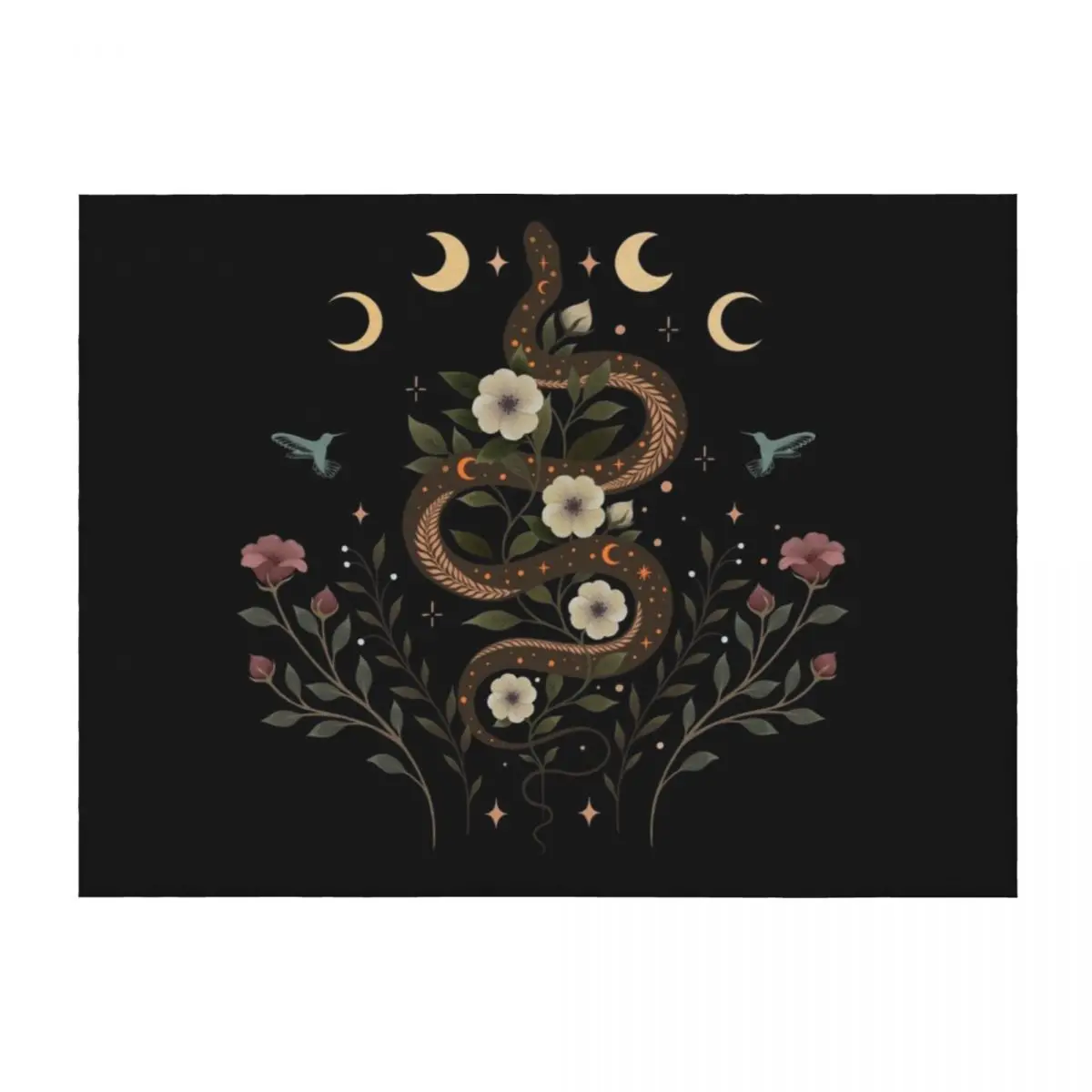 

Serpent Spell-Colour Throw Blanket Weighted Luxury St Luxury Brand warm for winter Blankets