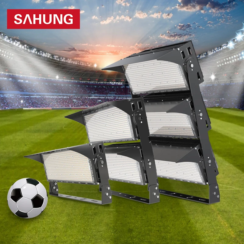 

High Power LED Stadium Light for Sports Field 500W 1000W 1500W 2000W Floodlight Range IP66 Aluminum Lamp Body