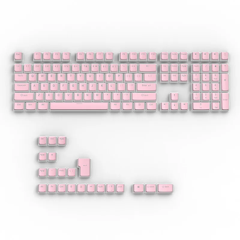 Pudding Keycap for GMK87 GMK81 GMK67 K617 M87 129 Keys OEM PBT Key Cap Backlit for Mx Profile Mechanical Keyboard Kit Keycaps