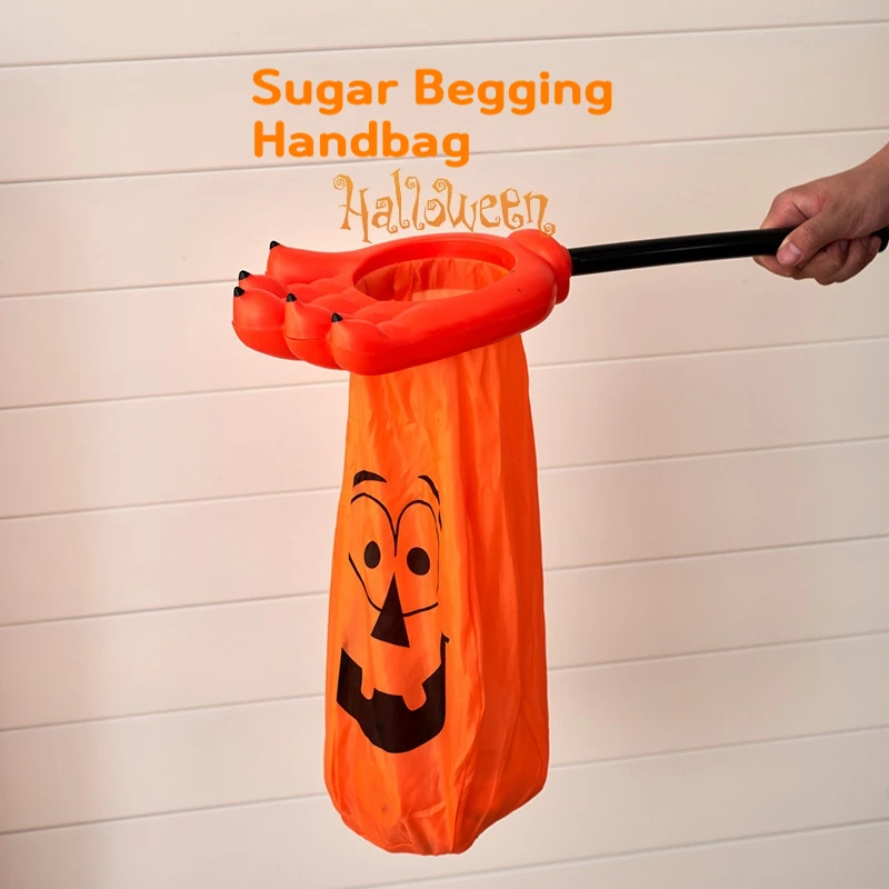 Children's Halloween Super sized Candy Bag, Creative Decoration Prop, Pumpkin Bag, New Toy