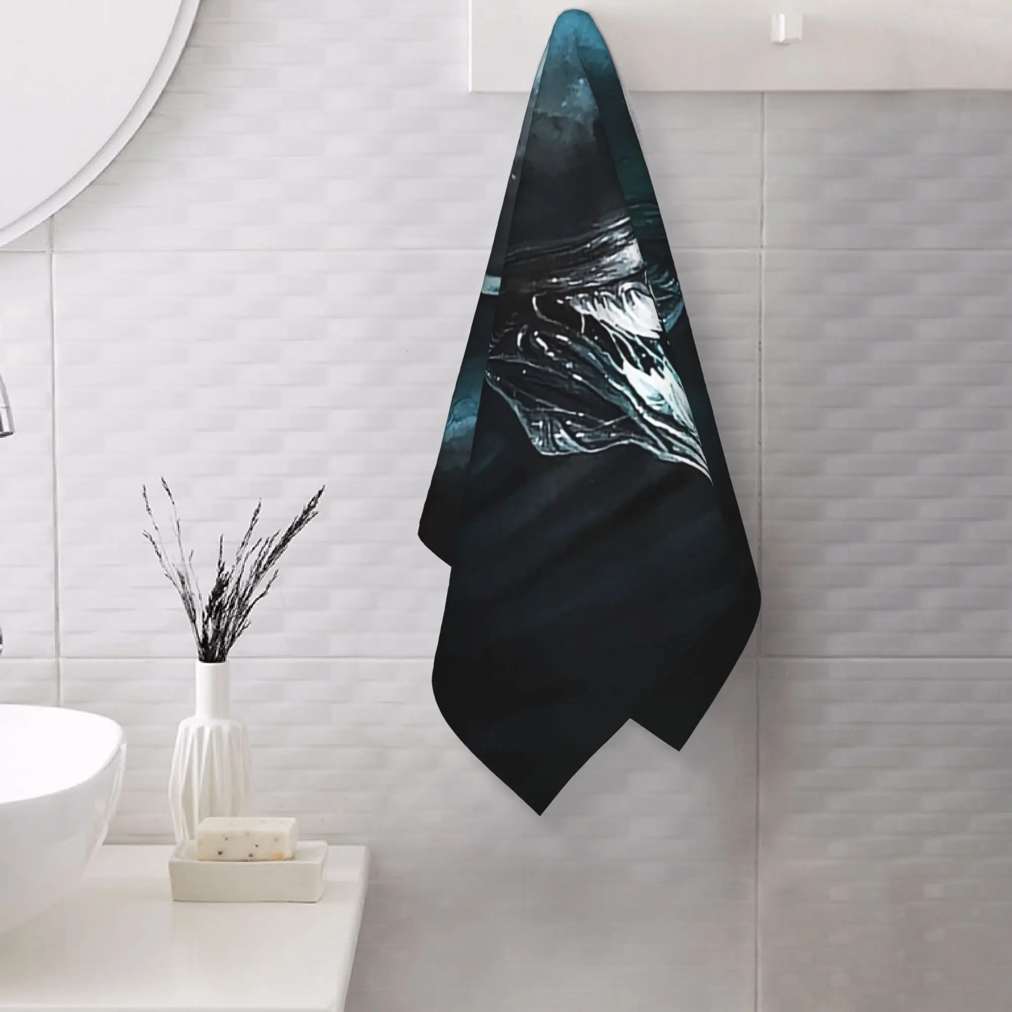 Custom Xenomorph Alien Soft Face Towel Quick Dry Pool Bath Cotton Towels Absorbent Quick