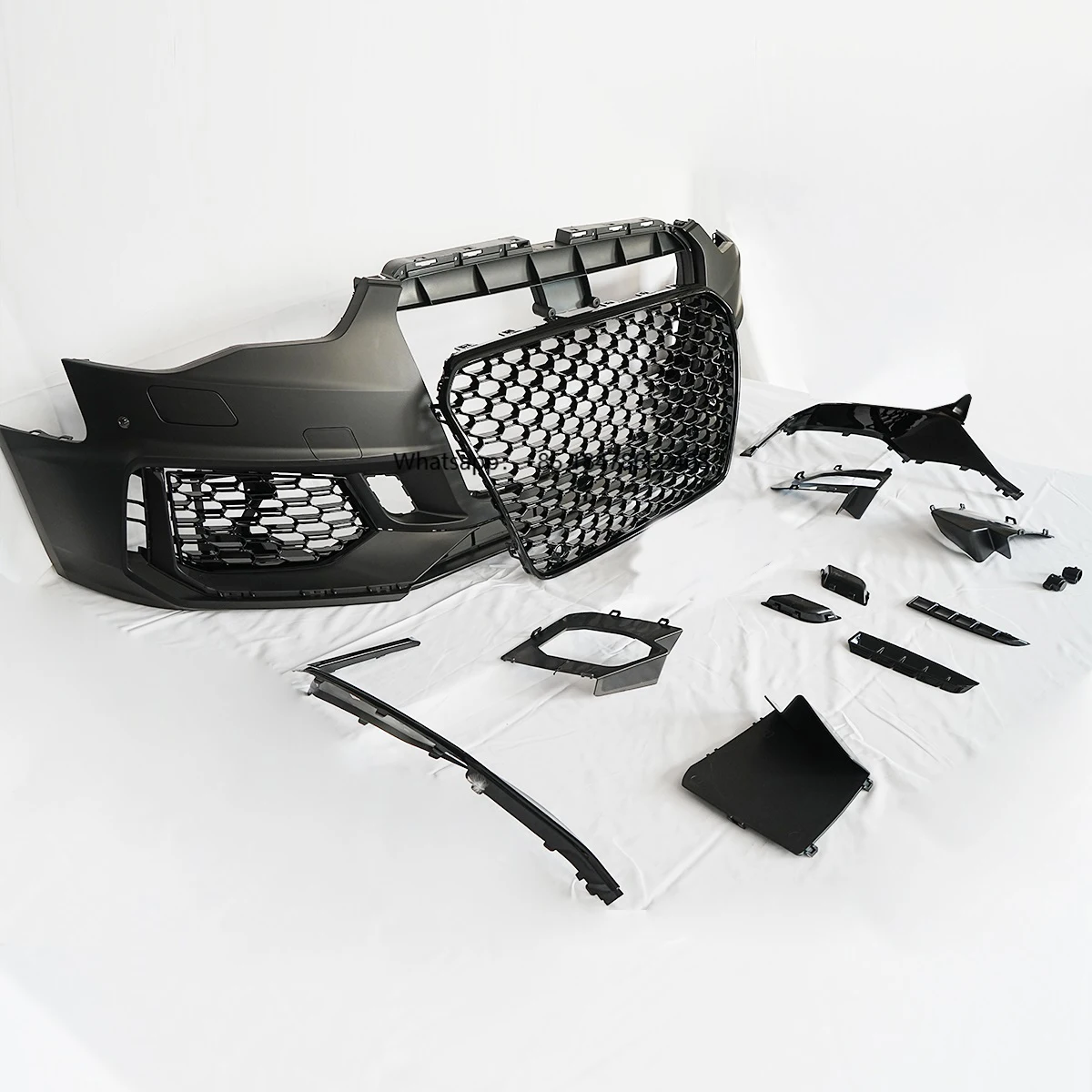 

Car Parts A5 B8.5 S5 Sedan Upgrade RS5 B9 Style Front Bumper Body Kit with Grille for A5 SLINE S5 2012 2013 2014 2015 2016