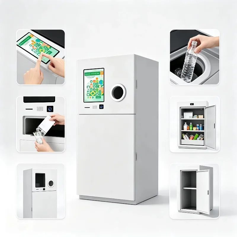 Reverse Vending Recycler Aluminum Can Return Cash for Bar Customized