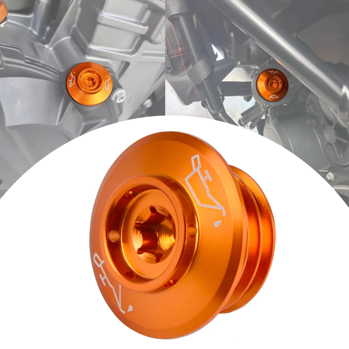 Tapón de llenado de aceite de motocicleta para KTM 690 Duke 790 Duke 890 Duke R 990 Super Duke/R 1290 Super Duke GT/R enchufe de llenado de aceite 79430020033